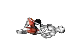 Dumbbell Frog Hip Thrust exercise