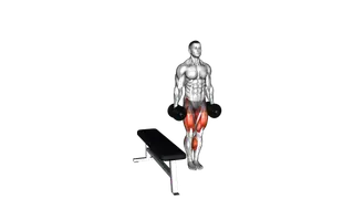 Dumbbell Lateral Step up exercise