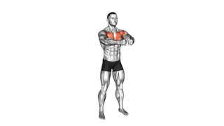 Bodyweight Standing Alternate Chest Fly exercise