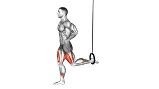 Ring Split Squat