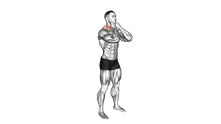 5 Sec Fist Against Chin exercise