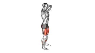 Bodyweight Deep Prisoner Squat exercise