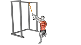 Resistance Band Kneeling High Low Anti Rotation Ch