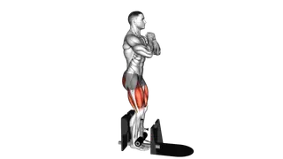 Bodyweight Supported Squat exercise