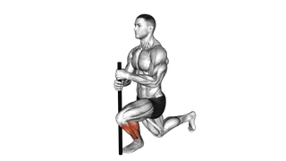 Kneeling Ankle Stretch exercise