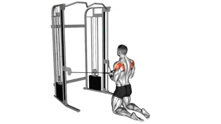 Cable Kneeling Shoulder Internal Rotation