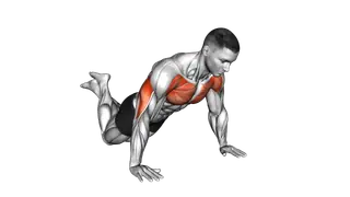 Explosive Kneeling Push Up