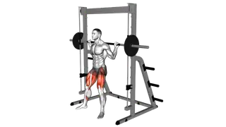 Smith Sumo Chair Squat exercise