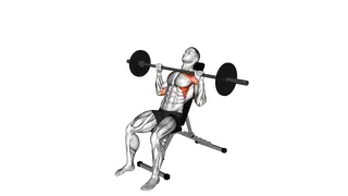 Barbell Incline Shoulders Press exercise