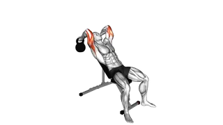 Kettlebell Incline Triceps Extension