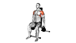 Kettlebell Seated Lateral Raise