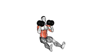 Dumbbell Alternate Z Press exercise