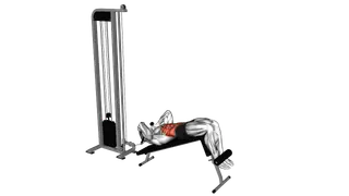 Cable Decline Crunch exercise