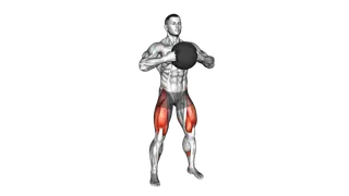 Medicine Ball Goblet Squat exercise