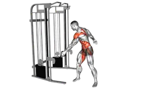 Cable Standing Backhand