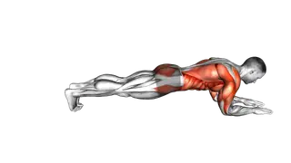 Back Steps Plank exercise