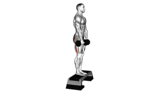 Dumbbell Jefferson Curl exercise