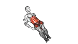 Bodyweight Rainbow Leg Raise exercise