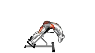 45 degree Twisting Hyperextension exercise