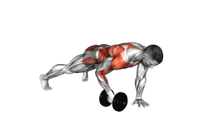 Dumbbell Plank Row exercise