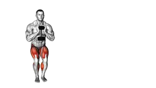 Dumbbell Lateral Walk exercise