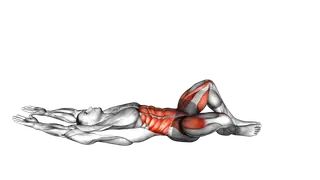 Alternate Frog Crunch exercise