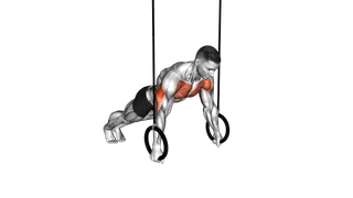 Ring Archer Push up exercise