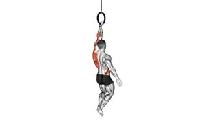 Ring One Arm Pull Up exercise