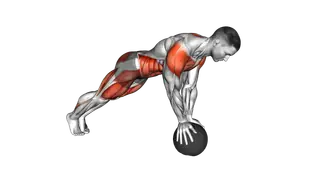 Medicine Ball Mountain Climber