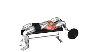 Barbell Bent Arm Pullover exercise