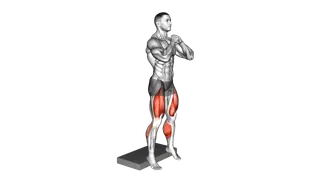 Bodyweight Heel Elevated Squat exercise