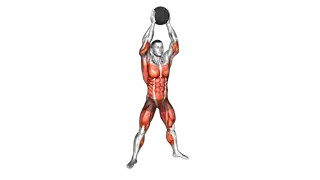 Medicine Ball Twist Turn Slam