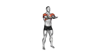 Arms Forward and Behind the Neck exercise