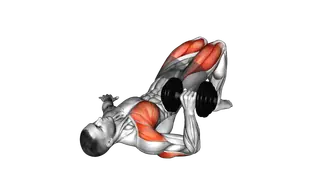 Dumbbell Glute Bridge Single Arm Chest Press