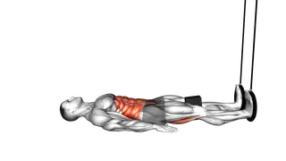 Ring Leg Curl with yoga block exercise
