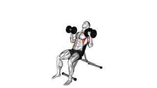 Dumbbell Incline Shoulders Press exercise