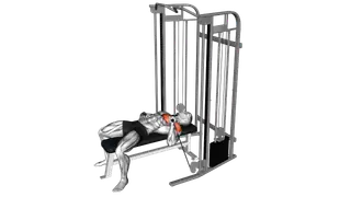 Cable Single Arm Bench Press exercise