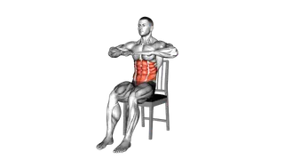 Sitting Russian Twist on a Chair