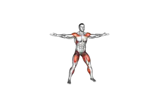 Alternating Hamstring Curl Overhead Clap exercise