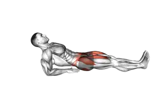 45 Degree Lean Back Alternate Knee Raise exercise