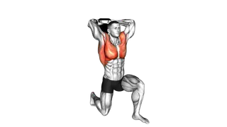Kettlebell Half Kneeling Halo exercise