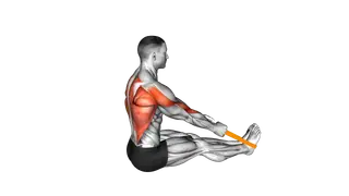 Resistance Band Seated Row exercise