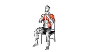 Seated Cross Body Punch on a Chair