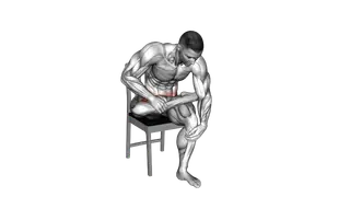 Seated Piriformis Stretch on a Chair exercise