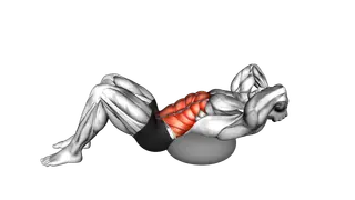 Air Pillow Crunch exercise