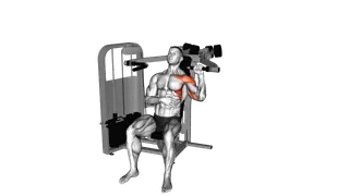 Lever Seated Single Arm Shoulder Press exercise