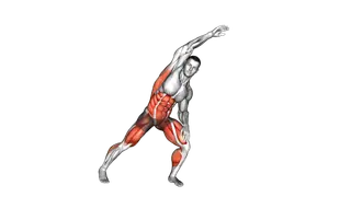 Alternate Side Step Jump Side Bend exercise