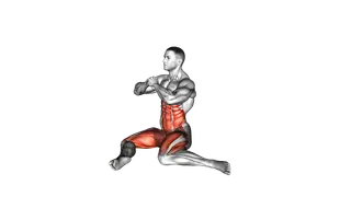 90 to 90 Knee Thrust exercise