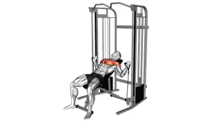 Cable Incline Alternative Fly exercise