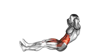 Sitting Floor Alternating Toe Touch exercise